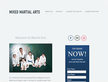 Tablet Screenshot of edmontonmartialarts.com